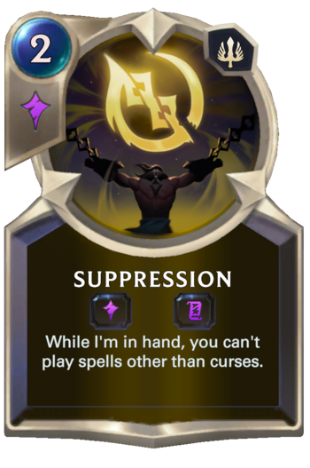 Suppression Card