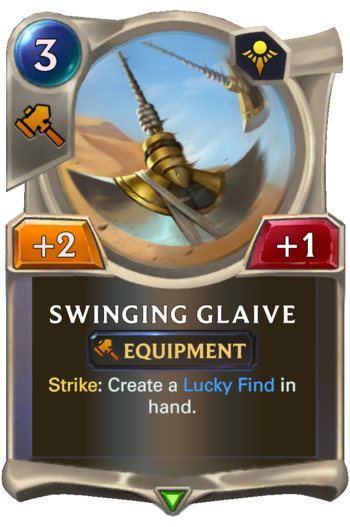 Swinging Glaive Card