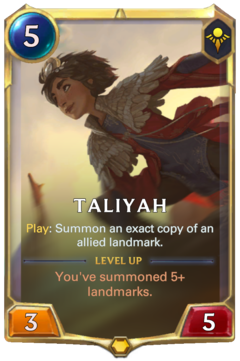 Taliyah Card