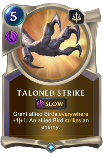 Taloned Strike Card