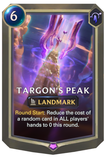 Targon's Peak Card