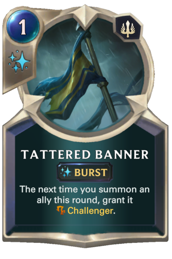 Tattered Banner Card