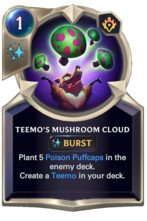 Teemo's Mushroom Cloud Card