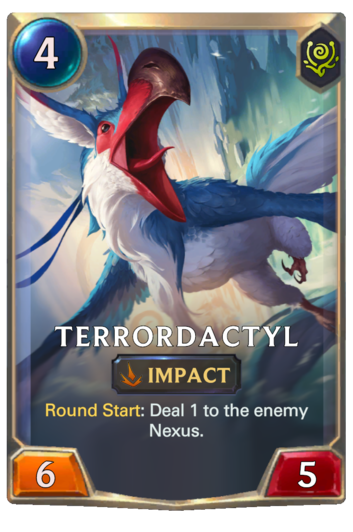 Terrordactyl :: Legends of Runeterra Card :: RuneterraFire