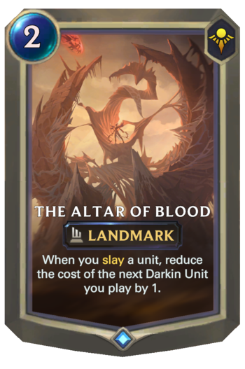 The Altar of Blood Card