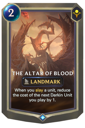 The Altar of Blood Card