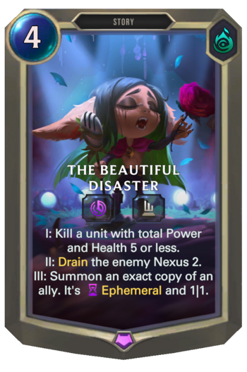 The Beautiful Disaster Card