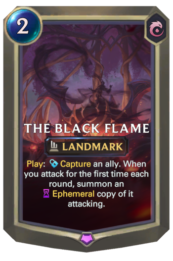 The Black Flame Card
