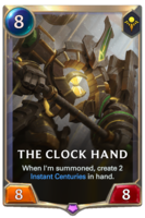 The Clock Hand Card