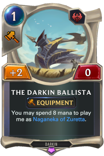 The Darkin Ballista Card