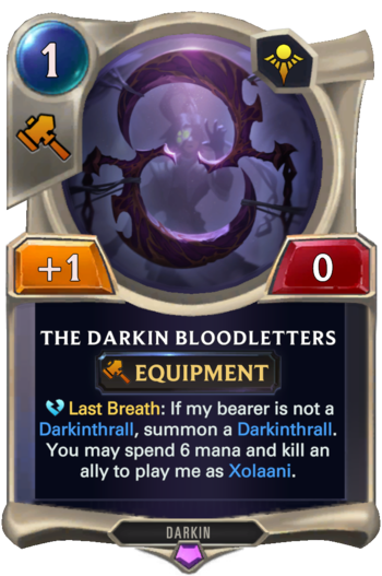 The Darkin Bloodletters Card