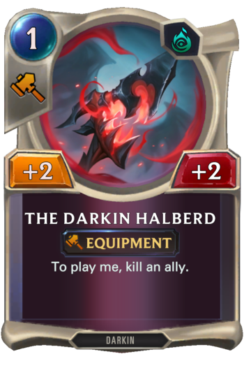 The Darkin Halberd Card