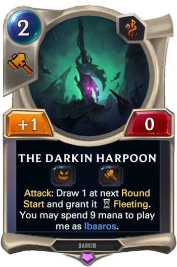 The Darkin Harpoon Card