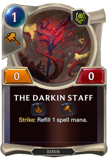 The Darkin Staff Card