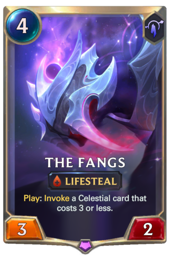 The Fangs Card