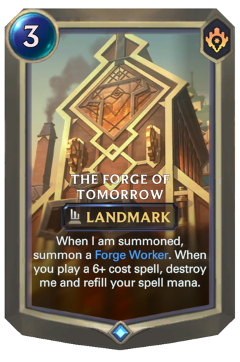 The Forge Of Tomorrow Card