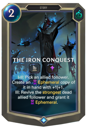 The Iron Conquest Card