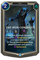 The Iron Conquest Card