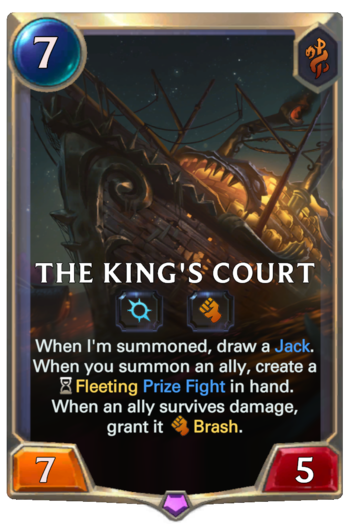 The King's Court Card