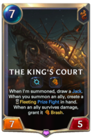 The King's Court Card