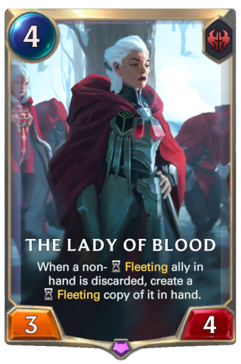 The Lady of Blood Card