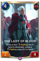 The Lady of Blood Card