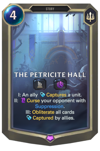 The Petricite Hall Card