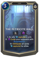 The Petricite Hall Card