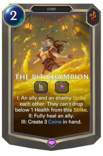 The Pit Champion Card