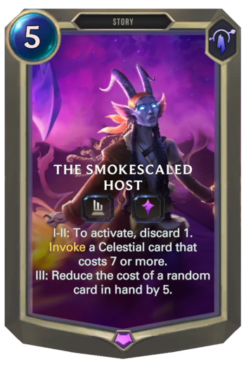 The Smokescaled Host Card