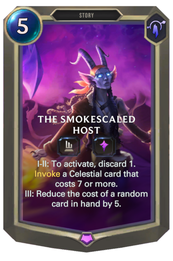 The Smokescaled Host Card