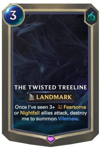The Twisted Treeline Card