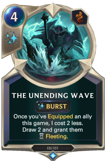 The Unending Wave Card