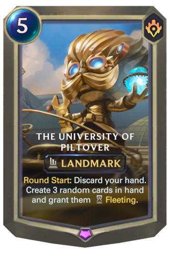 The University of Piltover Card