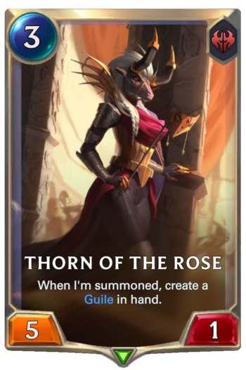 Thorn of the Rose Card