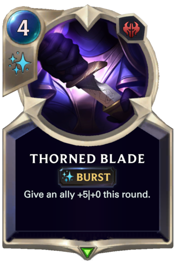 Thorned Blade Card