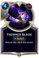 Thorned Blade Card