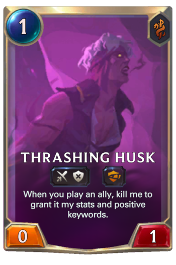 Thrashing Husk Card