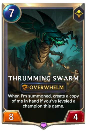 Thrumming Swarm Card