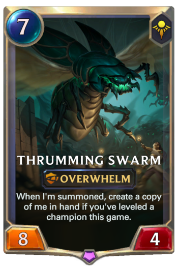 Thrumming Swarm Card