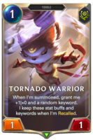 Tornado Warrior Card