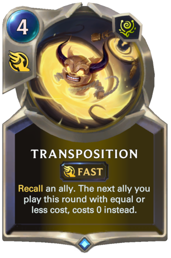 Transposition Card