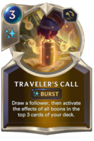 Traveler's Call Card