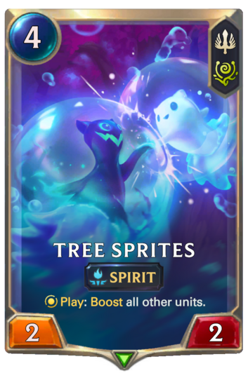 Tree Sprites :: Legends of Runeterra Card :: RuneterraFire