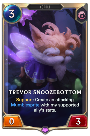 Trevor Snoozebottom Card