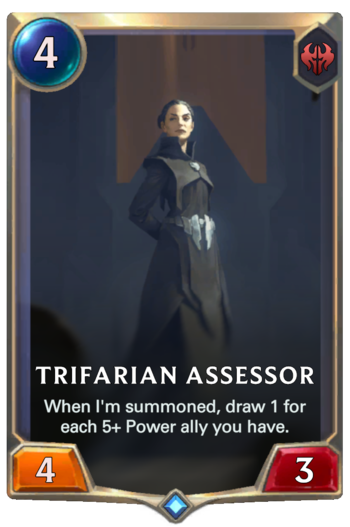 Trifarian Assessor Card