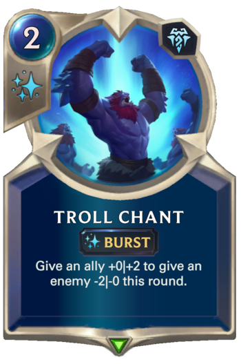 Troll Chant Card
