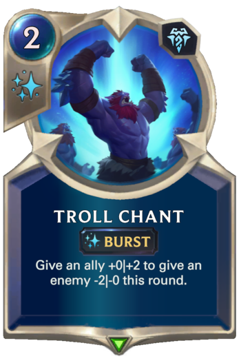 Troll Chant Card