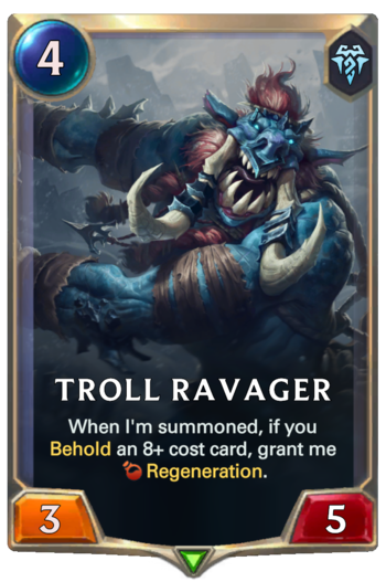 Troll Ravager Card