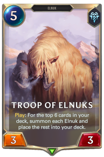 Troop of Elnuks Card
